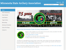 Tablet Screenshot of mnarchery.org